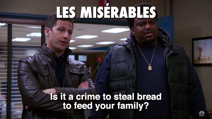 Literary Characters Summed Up in Quotes from Brooklyn Nine